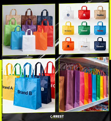 Custom non woven promotional bags for retail