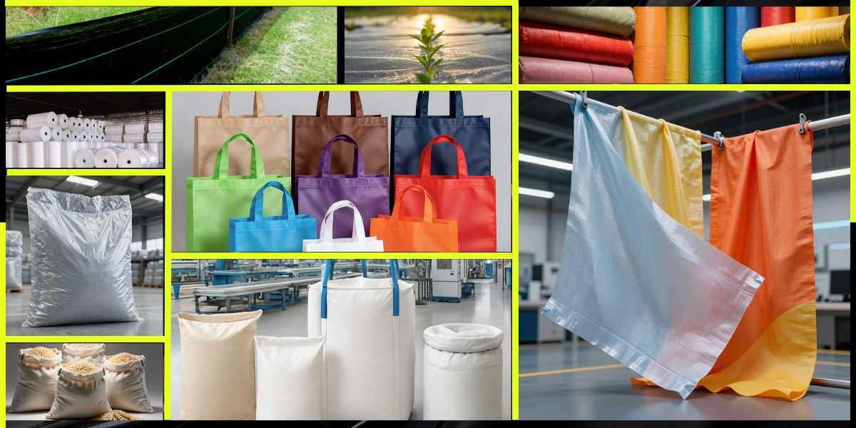 industrial packaging products including PP woven bags and FIBC jumbo bags