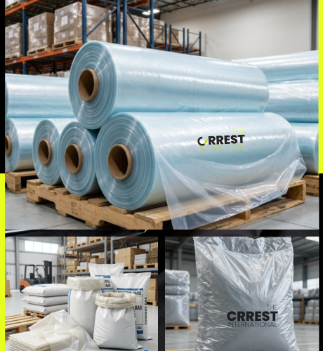 High quality LDPE liners used for moisture protection in PP woven bags and industrial packaging