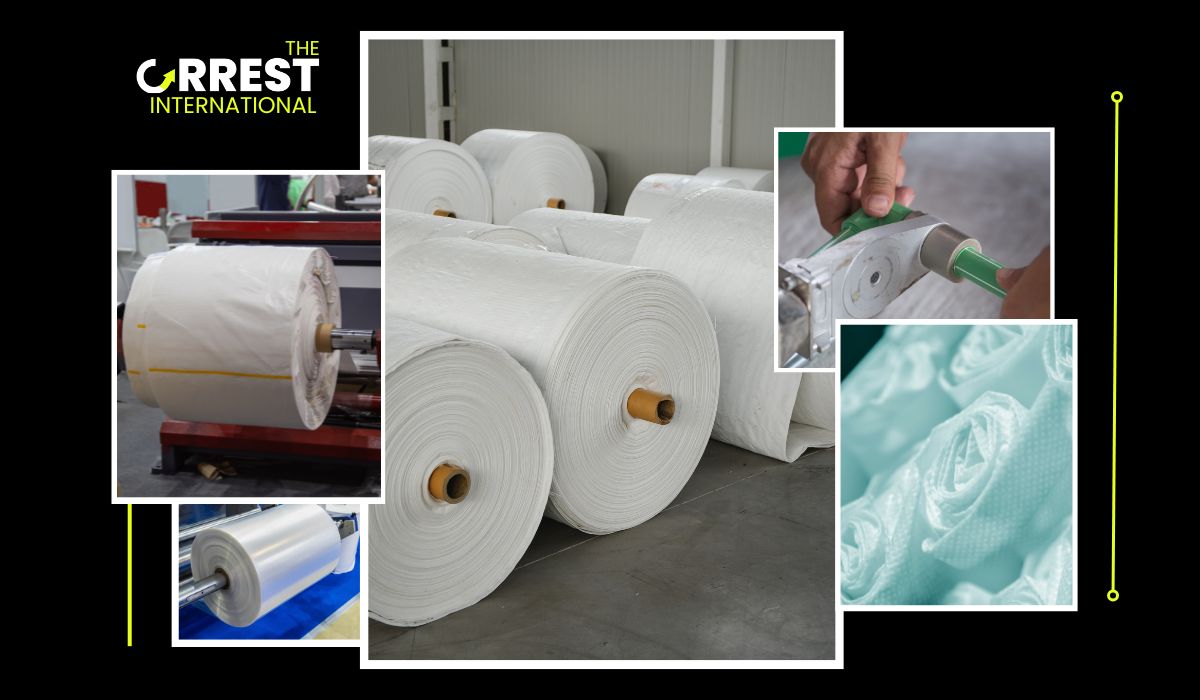 PP woven slitting rolls used for industrial packaging and woven sack manufacturing